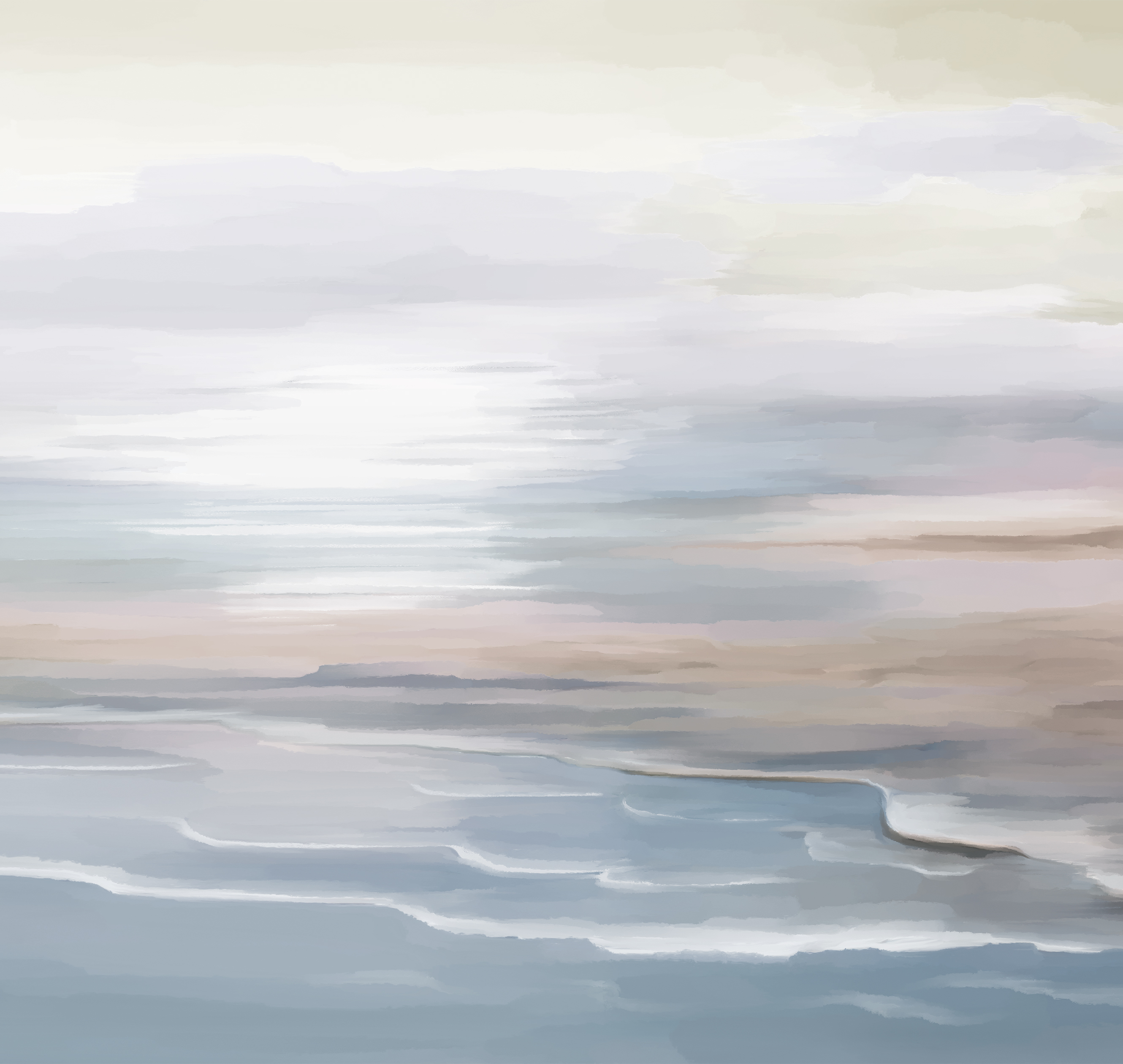 Панно Loymina Пейзаж 2 Лазурный берег ART16 006/1 3×4